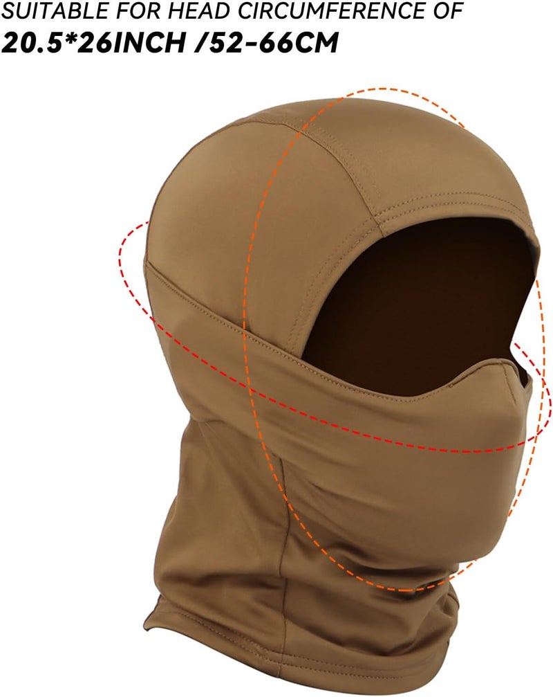 Aoutacc Balaclava Airsoft Mask, Style Tactical Airsoft Full Face Protective Mask,Silicone Mask for Airsoft/Cycling - Image 2